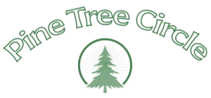 pine tree circle logo